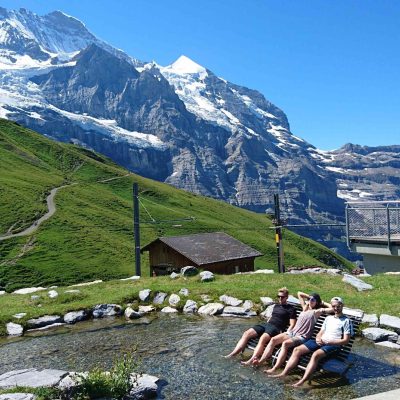 Peaceful alpine hiking experience